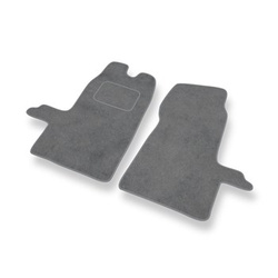 Tapis de Sol Velours adapté pour Ford Transit VI Van (2000-2006) - Premium tapis de voiture - gris