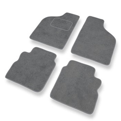 Tapis de Sol Velours adapté pour Alfa Romeo 33 II Liftback, Sportwagon (1990-1995) - Premium tapis de voiture - gris