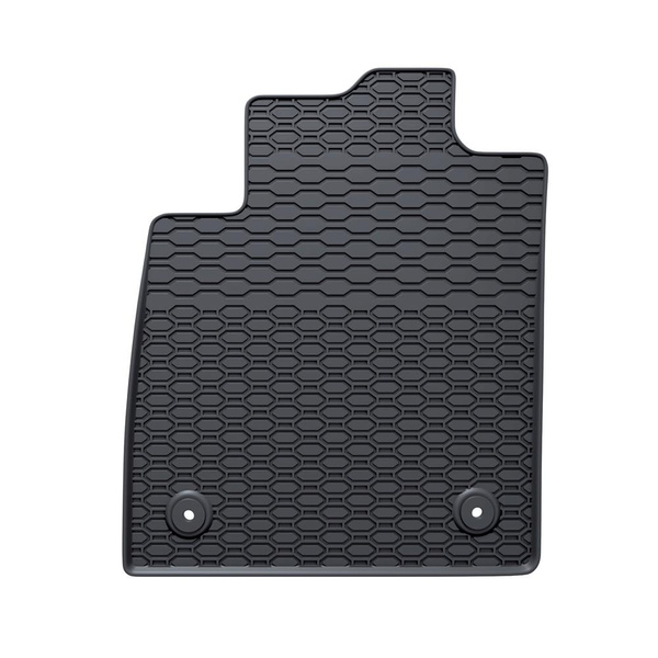 Tapis de sol en caoutchouc adapté pour Ford Puma Crossover (2020-....) - tapis de voiture - noir - 4 pcs.