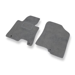 Tapis de Sol Velours adapté pour Kia Ceed II Hayon, Break (2012-2018) - Premium tapis de voiture - gris