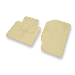 Tapis de Sol Velours adapté pour Honda S2000 Roadster (1999-2009) - Premium tapis de voiture - beige