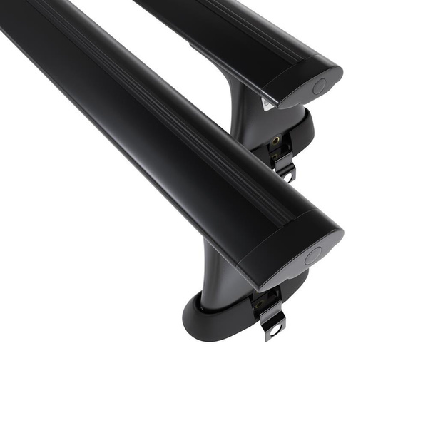 Barres de toit en aluminium adapté pour Mercedes-Benz Classe S W220 Berline (1999-2005) - Porte-Bagages de Voiture noir - toit normal