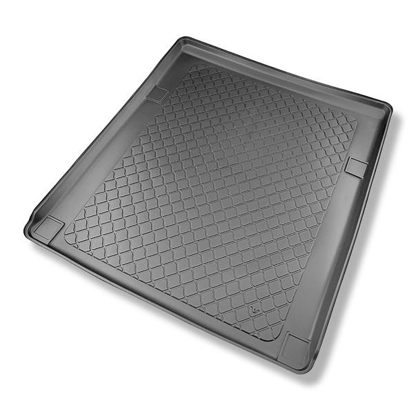 Tapis de coffre adapté pour Toyota Proace City Verso Long Van (03.2020-....) - bac de coffre - protection de coffre voiture - 5 places