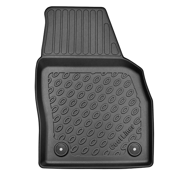 Tapis de sol en TPE adapté pour Audi A1 II Sportback (07.2018-2024) - tapis de voiture - noir