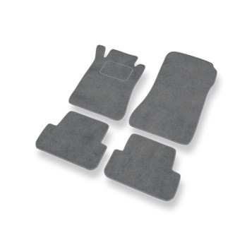 Tapis de Sol Velours adapté pour Mercedes-Benz CLK A209, C209 Coupé (2003-2009) 