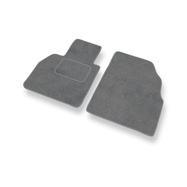 Tapis de Sol Velours adapté pour Renault Scenic II Monospace (2003-2009) - Premium tapis de voiture - gris