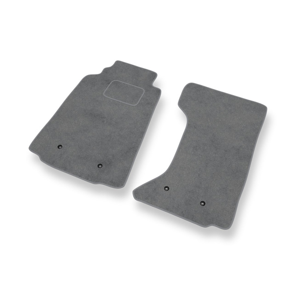 Tapis de Sol Velours adapté pour Mazda MX-5 III Roadster (2005-2015) - Premium tapis de voiture - gris
