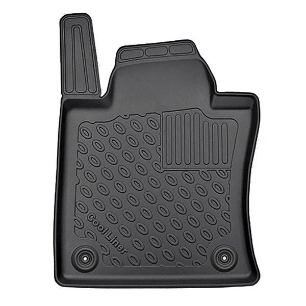 Tapis de sol en TPE adapté pour SsangYong Korando IV C300 SUV (09.2019-....) - pas pour la version électrique - tapis de voiture - noir