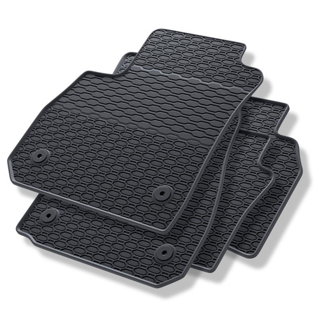 Tapis de sol en caoutchouc adapté pour Opel Insignia II (2017-2023) - tapis de voiture - noir