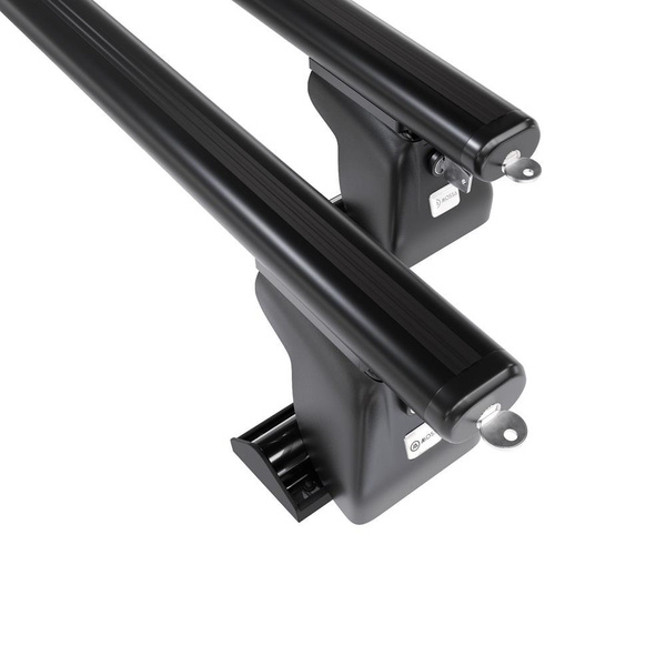 Barres de toit en aluminium adapté pour Ford Focus mk II Break (2008-2011) - Porte-Bagages de Voiture noir - profil T