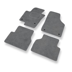 Tapis de Sol Velours adapté pour Volkswagen Tiguan SUV (2007-2016) - Premium tapis de voiture - gris