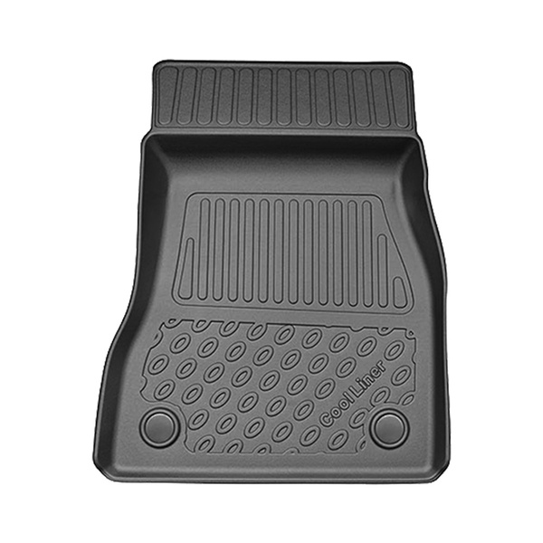 Tapis de sol en TPE adapté pour BMW 5 G60, G61 Berline, Touring (10.2023-....) - tapis de voiture - noir