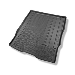 Tapis de coffre adapté pour Citroen e-SpaceTourer Van (11.2020-....) - bac de coffre - protection de coffre voiture - derriere 2e rangée de sieges; empattement long
