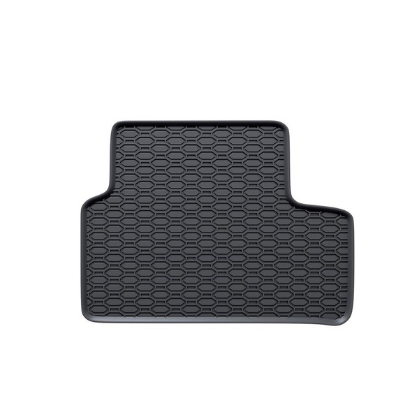 Tapis de sol en caoutchouc adapté pour Mercedes-Benz CLA C118 Coupé (2019-....) - tapis de voiture - noir - 4 pcs.