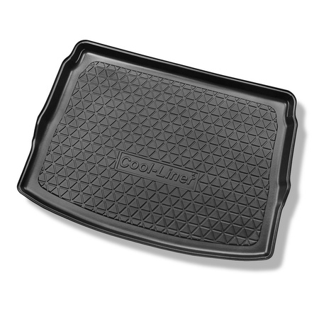 Tapis de coffre adapté pour Nissan Qashqai II J11 Crossover (02.2014-05.2021) - bac de coffre - protection de coffre voiture - coffre supérieur ; modèles avec plancher amovible du coffre