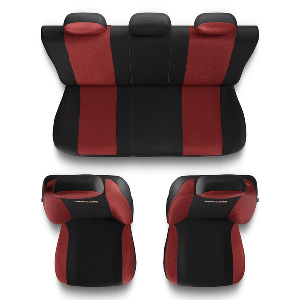 Housses de siège adaptées pour Citroen C4 Cactus (2014-2021) - housse siege voiture universelles - couverture siege - TG-RD