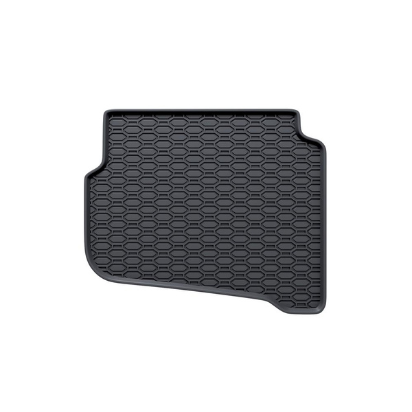 Tapis de sol en caoutchouc adapté pour Volkswagen Polo IV Hayon (2001-2009) - tapis de voiture - noir - 4 pcs.