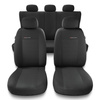Housses de siège adaptées pour Peugeot 207 (2006-2013) - housse siege voiture universelles - couverture siege - UNE-3