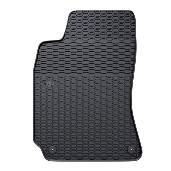 Tapis de sol en caoutchouc adapté pour Volkswagen Passat B5 Berline, SW (1996-2005) - tapis de voiture - noir - 4 pcs.