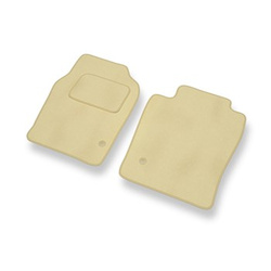 Tapis de Sol Velours adapté pour Toyota Previa II Monospace (2000-2006) - Premium tapis de voiture - beige