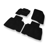 Tapis de Sol Velours adapté pour Ford Edge (2016-2020) - Premium tapis de voiture - noir