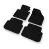 Tapis de Sol Feutres adapté pour Volkswagen Touran I, II Monospace (2003-2015) - tapis de voiture - noir