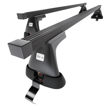 Barres de toit en acier adapté pour Volkswagen Passat B6 Berline (2004-2009) - P