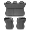 Housses de siège adaptées pour Peugeot 208 I, II (2012-....) - housse siege voiture universelles - couverture siege - PG-2