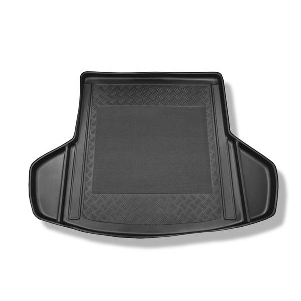 Tapis de coffre adapté pour Toyota Avensis III Break (01.2009-08.2018) - bac de coffre - protection de coffre voiture - aussi pour les modèles avec des rails de fixation ; cavités amovibles