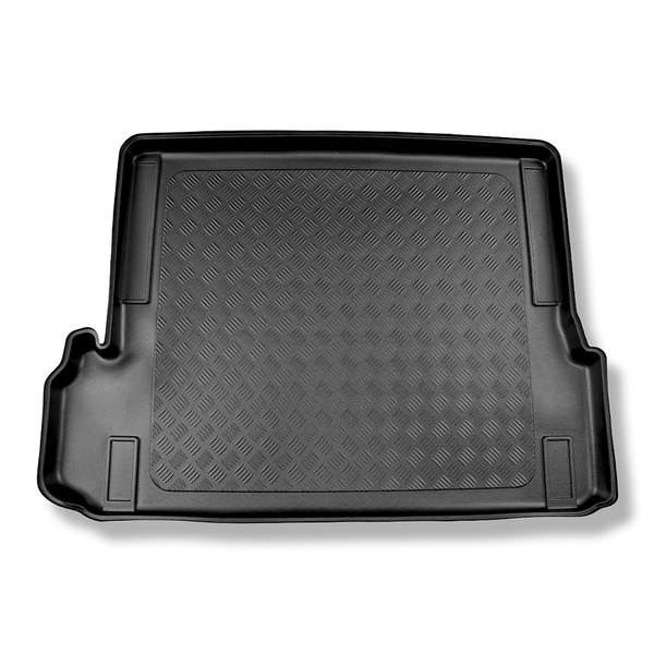 Tapis de coffre adapté pour Toyota Land Cruiser J150 SUV (11.2009-05.2024) - bac de coffre - protection de coffre voiture - 7 places; 3e rangée abaissée; également pour les modeles avec rails de fixation