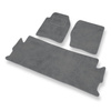 Tapis de Sol Velours adapté pour Land Rover Discovery II SUV (1998-2004) - Premium tapis de voiture - gris
