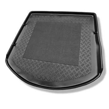 Tapis de coffre adapté pour Ford Mondeo IV Break (09.2007-12.2014) - bac de coffre - protection de coffre voiture - avec roue de secours taille normale