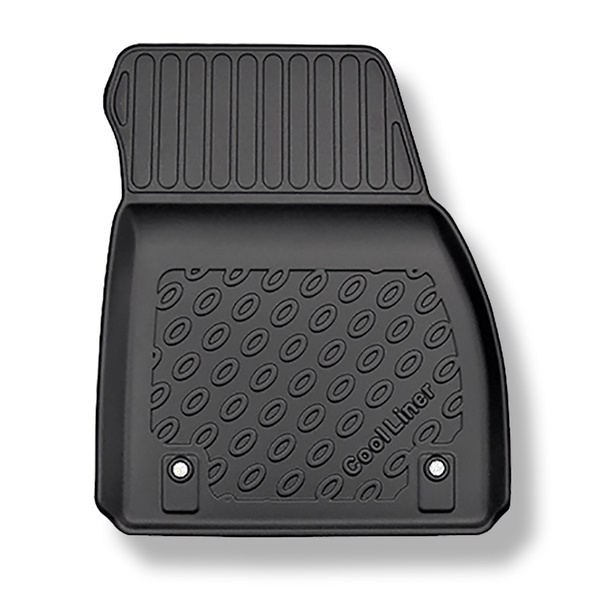 Tapis de sol en TPE adapté pour Land Rover Range Rover Evoque L551 SUV (04.2019-....) - aussi avec boîte hybride Plug-in Hybrid - tapis de voiture - noir