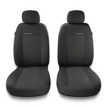 Housses de siège avant adaptées pour Alfa Romeo 166 I, II, III (1998-2007) - housse siege voiture universelles - couverture siege conducteur - 2UNE-1