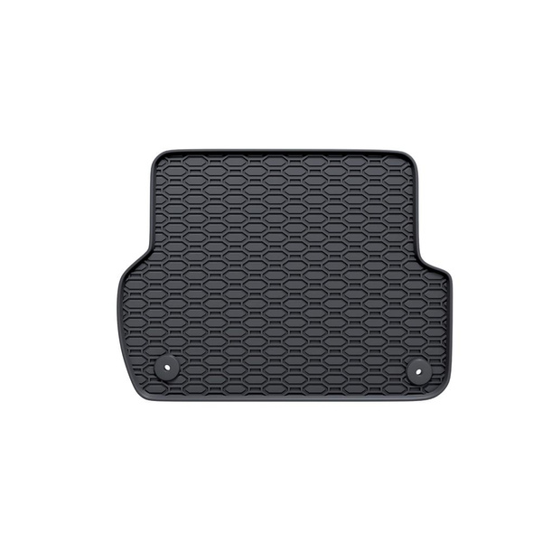 Tapis de sol en caoutchouc adapté pour Audi A4 B6 (2000-2004) - tapis de voiture - noir