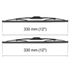 Balais d'essuie-glace de pare-brise adaptés pour Land Rover Defender II, III SUV (08.1990-02.2016) - balais standard