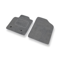 Tapis de Sol Velours adapté pour Toyota Avensis Verso II (2003-2008) - Premium tapis de voiture - gris