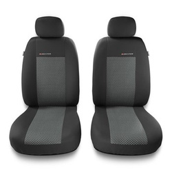 Housses de siège avant adaptées pour Alfa Romeo 166 I, II, III (1998-2007) - housse siege voiture universelles - couverture siege conducteur - 2UNE-2