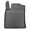 Tapis de sol en TPE adapté pour Hyundai i30 III Hayon, SW, Fastback (02.2017-....) - tapis de voiture - noir