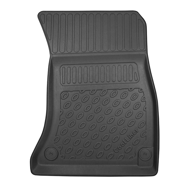 Kit tapis de coffre et tapis de voiture TPE pour: Audi Q5 II FY SUV (01.2017-08.2024) - également pour les modèles avec rail de montage;non pour version TFSI e plug-in hybrid;aussi pour les modèles avec des rails de fixation