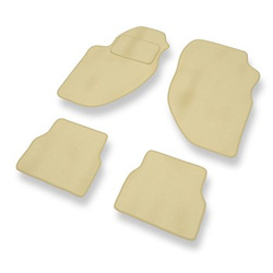 Tapis de Sol Velours adapté pour Alfa Romeo 166 I Berline (1998-2003) - Premium tapis de voiture - beige