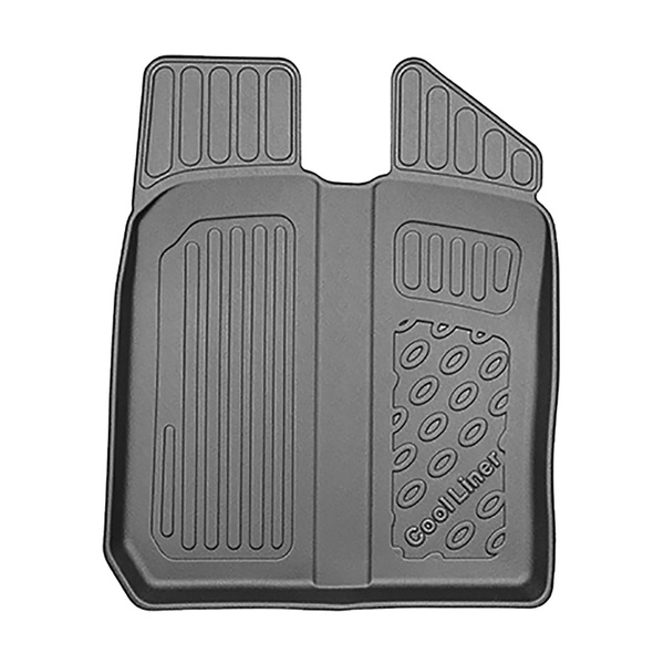 Tapis de sol en TPE adapté pour Dacia Spring BBG SUV (03.2021-2024) - tapis de voiture - noir