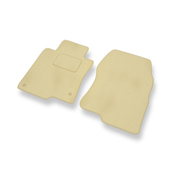 Tapis de Sol Velours adapté pour Honda Accord VIII Coupé, Berline, Tourer (2008-2016) - Premium tapis de voiture - beige