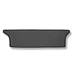 Tapis de sol en TPE adapté pour Volkswagen Sharan I Van (1995-08.2010) - 7 sièges - tapis de voiture - noir