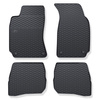 Tapis de sol en caoutchouc adapté pour Volkswagen Passat B5 (1996-2005) - tapis de voiture - noir