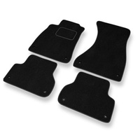 Tapis de Sol Velours adapté pour Audi A5 II F5 (2016-2024) - Premium tapis de voiture - noir