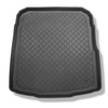 Tapis de coffre adapté pour Volkswagen Passat B8 Berline (12.2014-12.2021) - bac de coffre - protection de coffre voiture - coffre inférieur ; avec roue de secours à usage temporaire ou kit de réparation