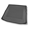 Tapis de coffre adapté pour Mitsubishi Outlander III SUV (09.2012-2022) - bac de coffre - protection de coffre voiture - 5/7 places; 3e rangée abaissée (avec et sans subwoofer); aussi pour la version Hybrid PHEV