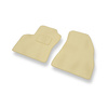 Tapis de Sol Velours adapté pour Citroen Nemo Van (2007-2017) - Premium tapis de voiture - beige