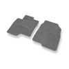 Tapis de Sol Velours adapté pour Chevrolet Captiva II SUV (2011-....) - Premium tapis de voiture - gris